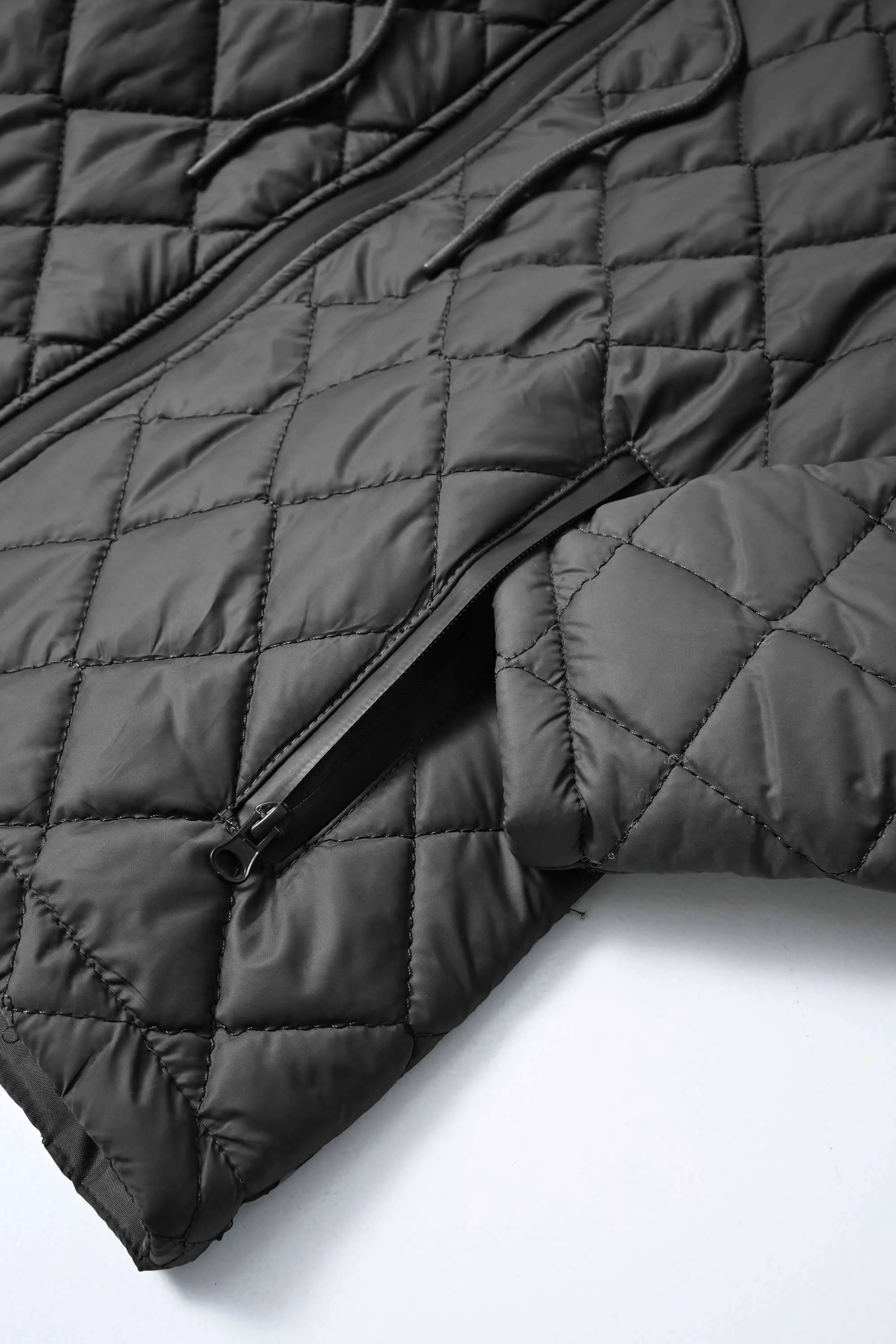 Polo Republica Men's Quilted Puffer Hooded Jacket