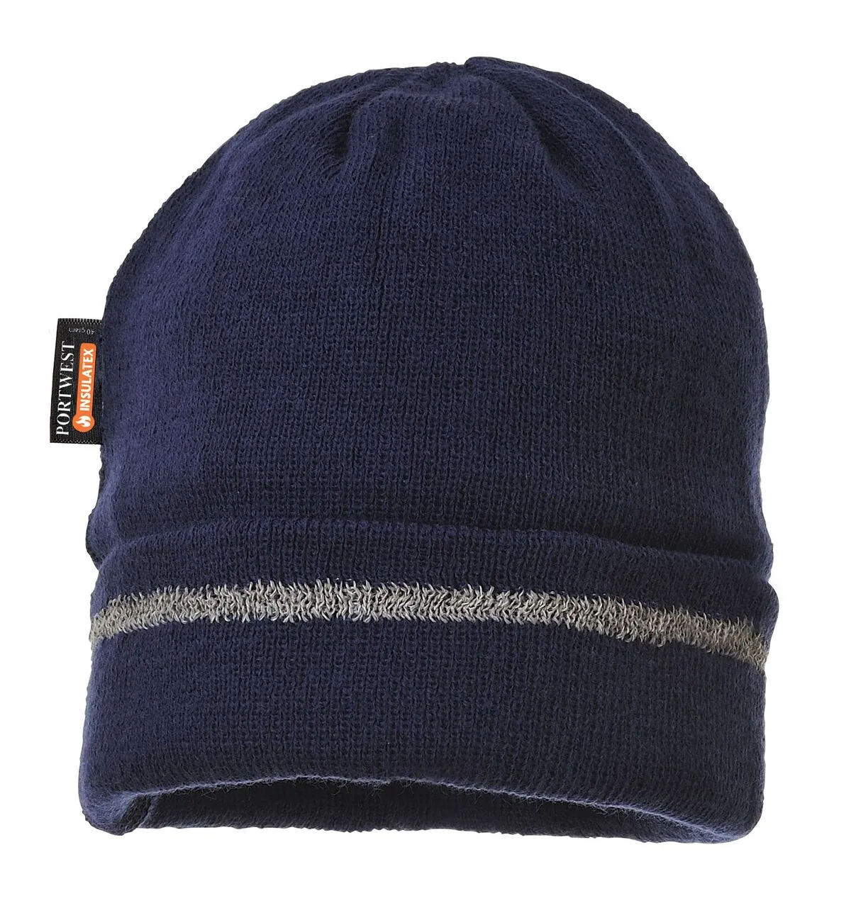 Portwest Reflective Trim Knit Cap Insulatex Lined #B023