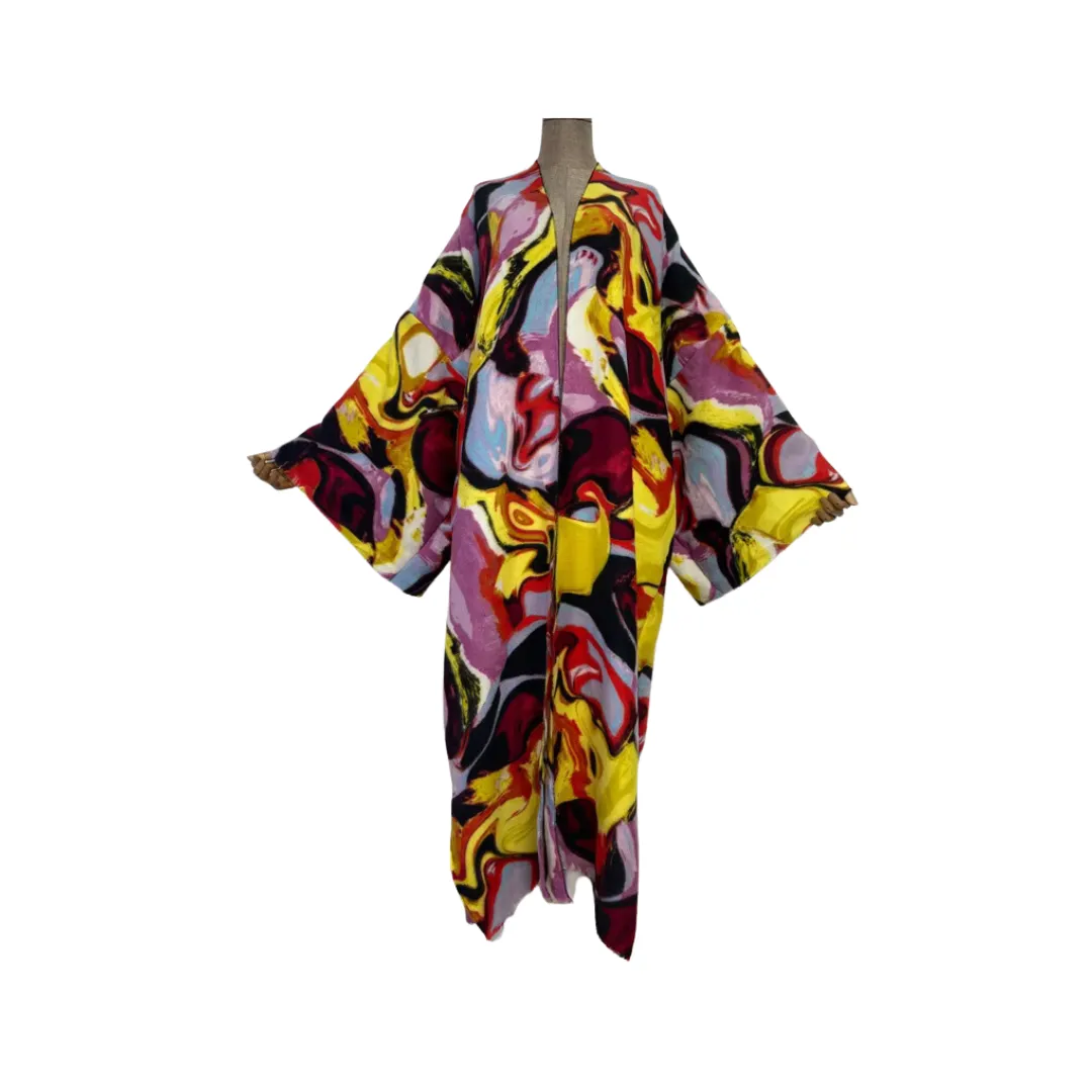 Pre Order: Abstract Kimono Cardigan - WINI