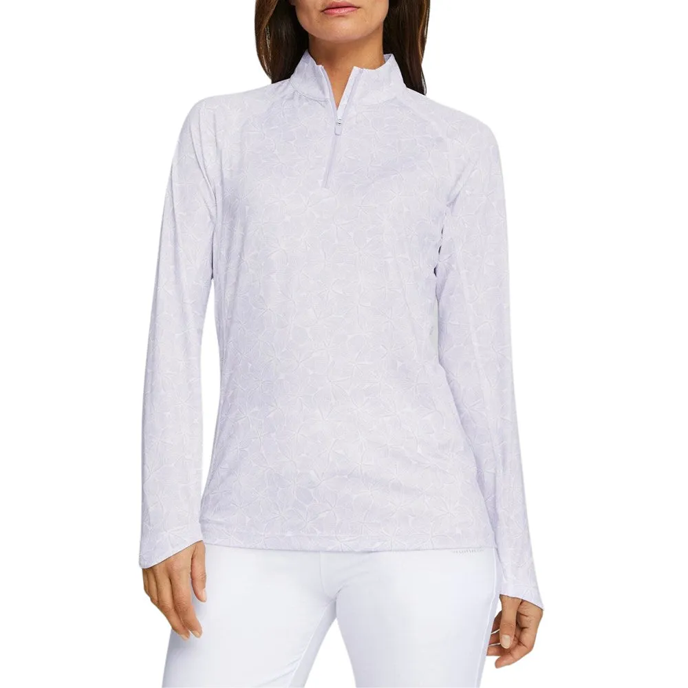 Puma Women's YouV Plumeria Golf 1/4 Zip - Vivid Violet/White Glow