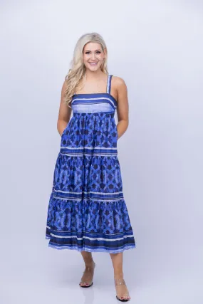 Rebecca Vallance Shiloh Midi Dress in Print