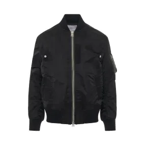 Sacai x Madsaki Nylon Twill Jacket in Black