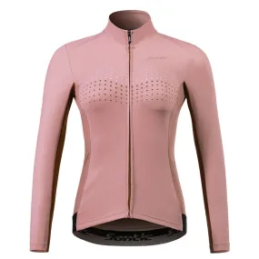 Santic Taki Cycling Jersey Women Long Sleeve Pink