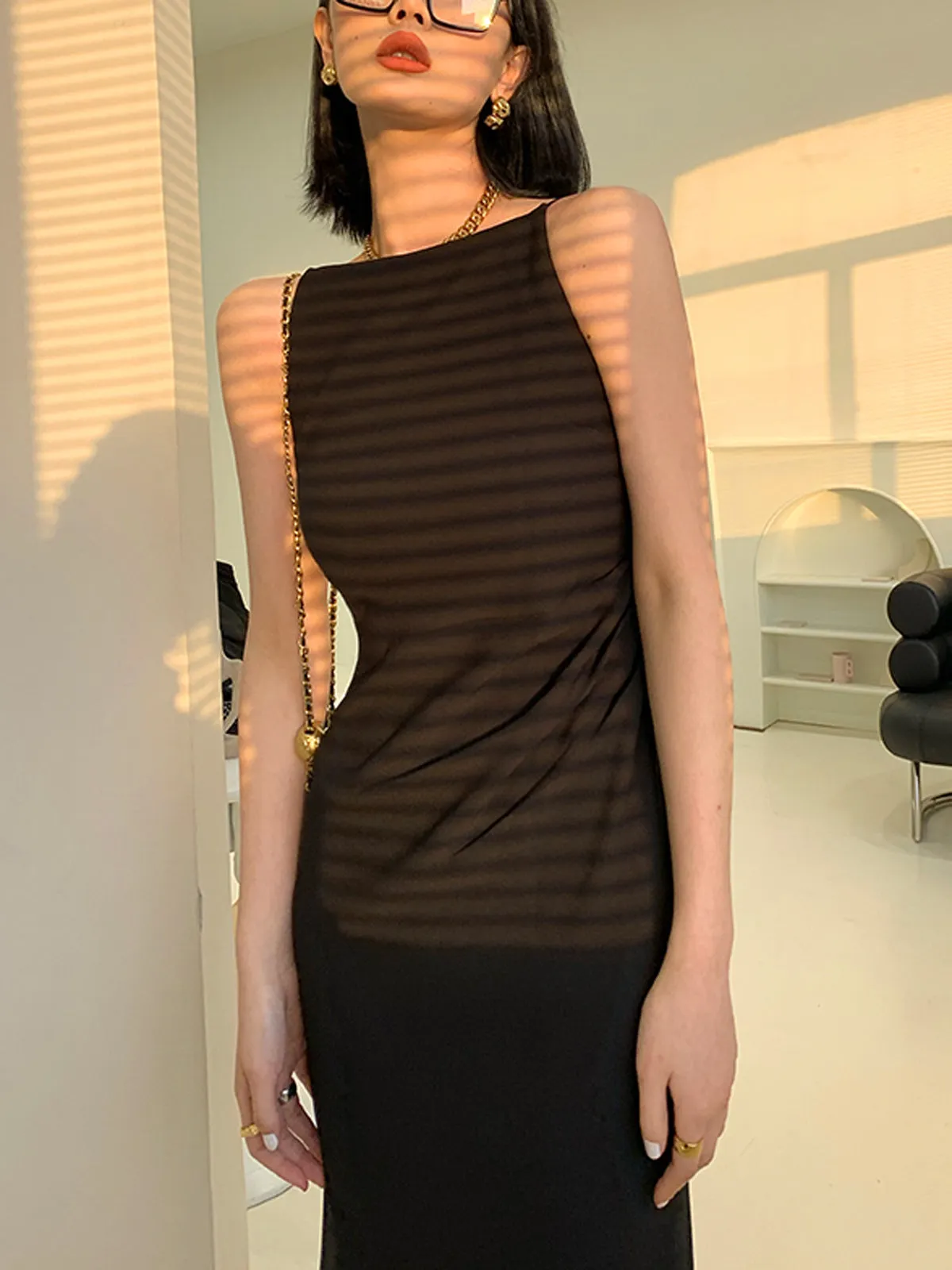 Slip Dress - Black