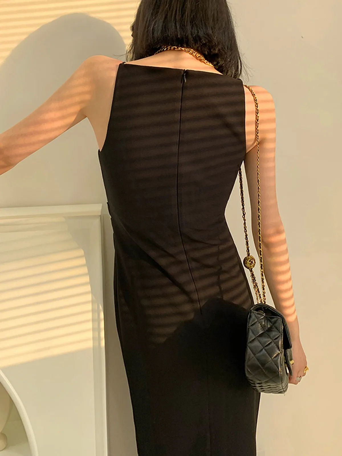 Slip Dress - Black