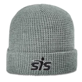 Smash It Sports Waffle Beanie #146 (Heather Grey)