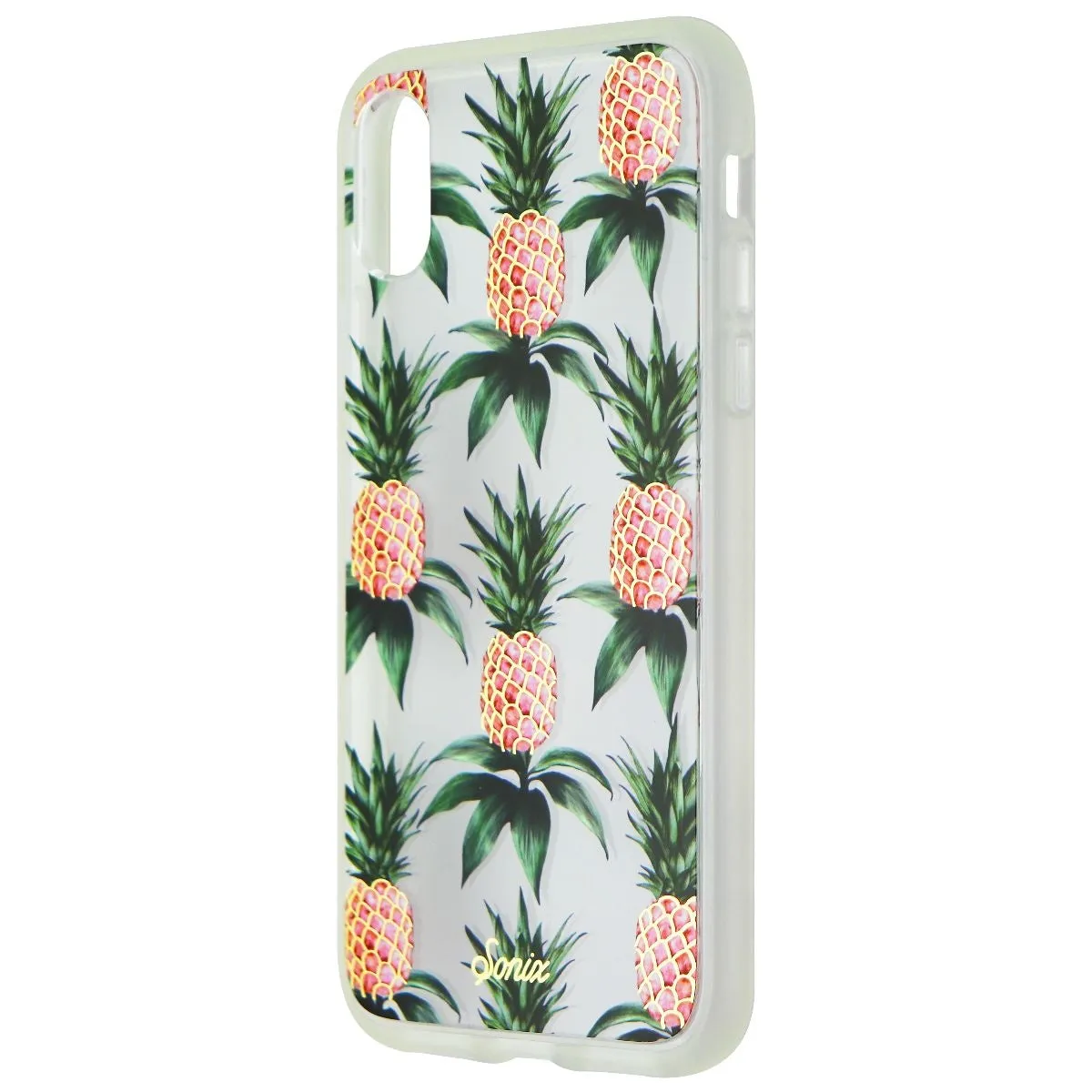 Sonix Clear Coat Case for Apple iPhone XS / iPhone X - Pink Pineapple