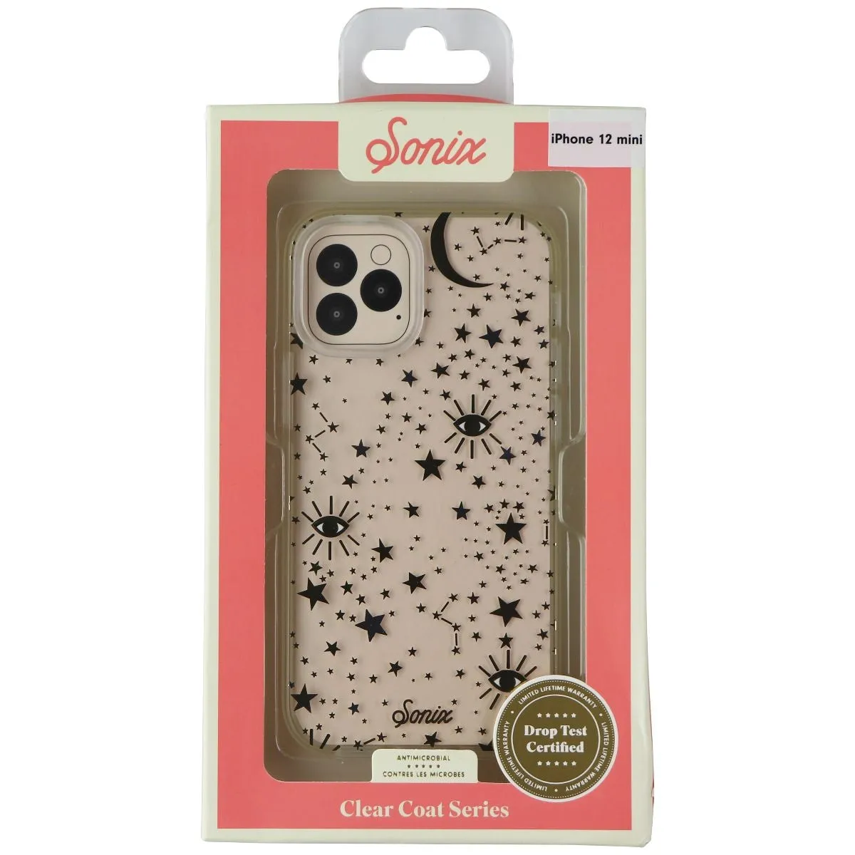 Sonix Clear Coat Series Case for Apple iPhone 12 Mini - Gold Cosmic Stars