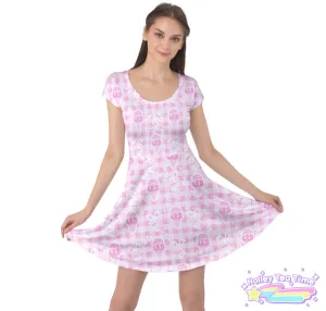 Sparkle Sweets cap sleeve skater dress [made to order]