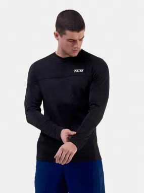 Stamina Long Sleeve Crew Neck Running Top For Men With Thumbholes