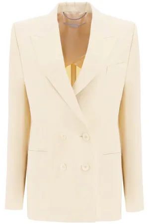 Stella mccartney linen blend double-breasted blazer