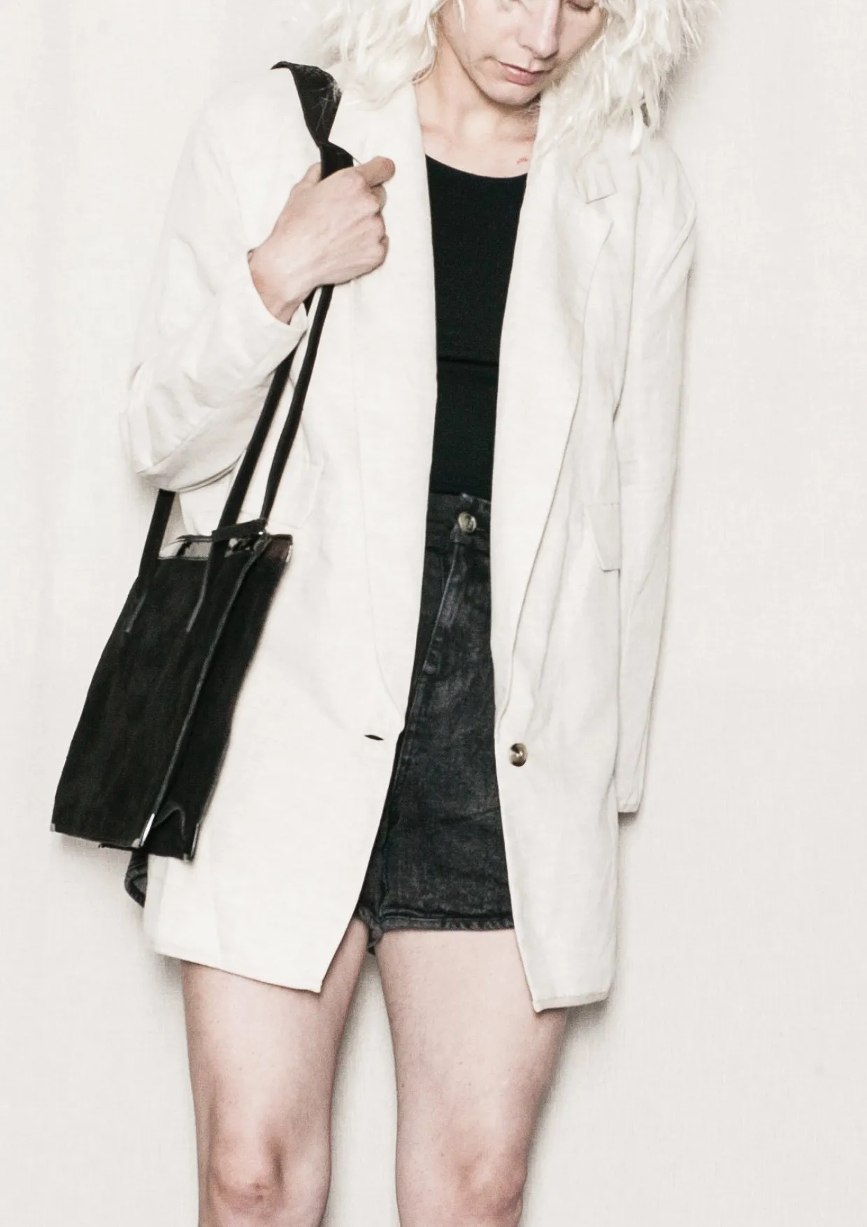 SUMMER BLAZER - LINEN natural white