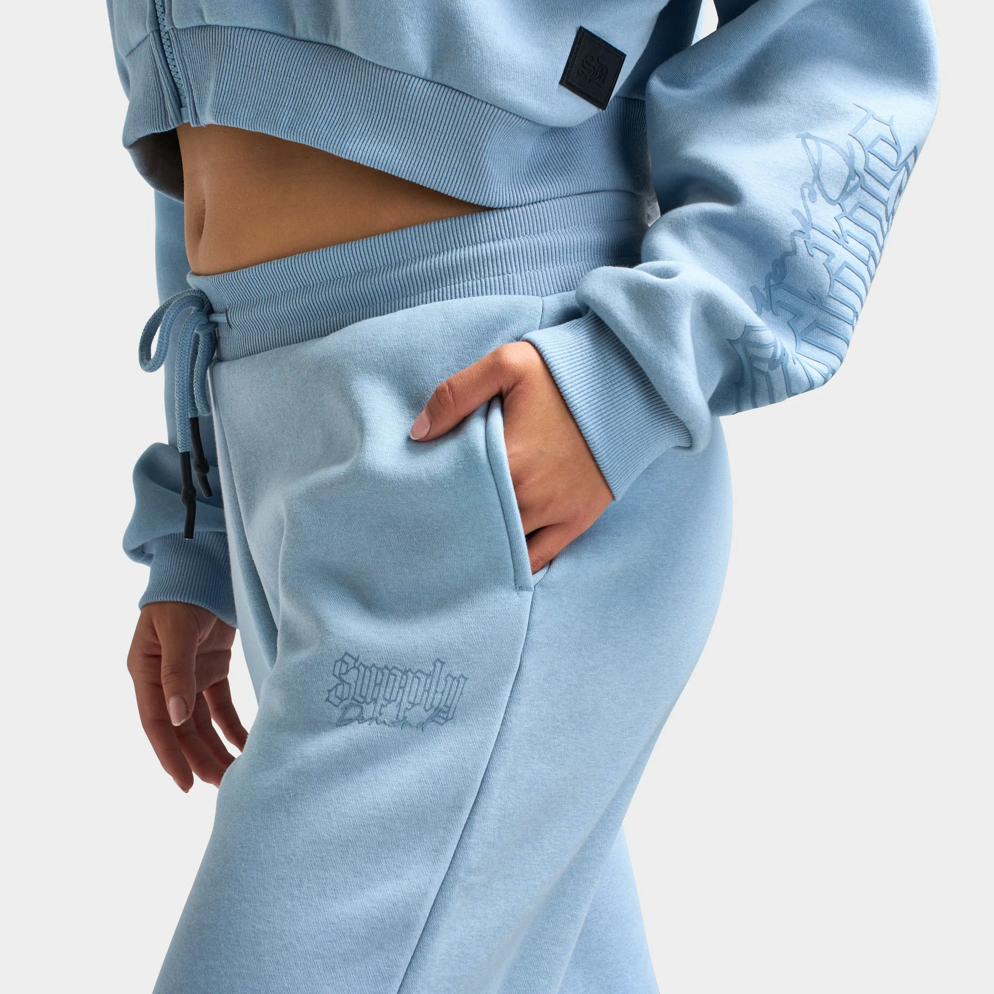 Supply & Demand Women's Monair Track Pants / Dusty Blue