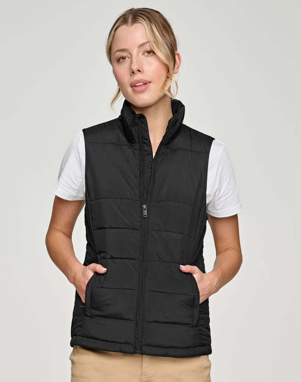 Sustainable Insulated Women's Puffer Vest JK62