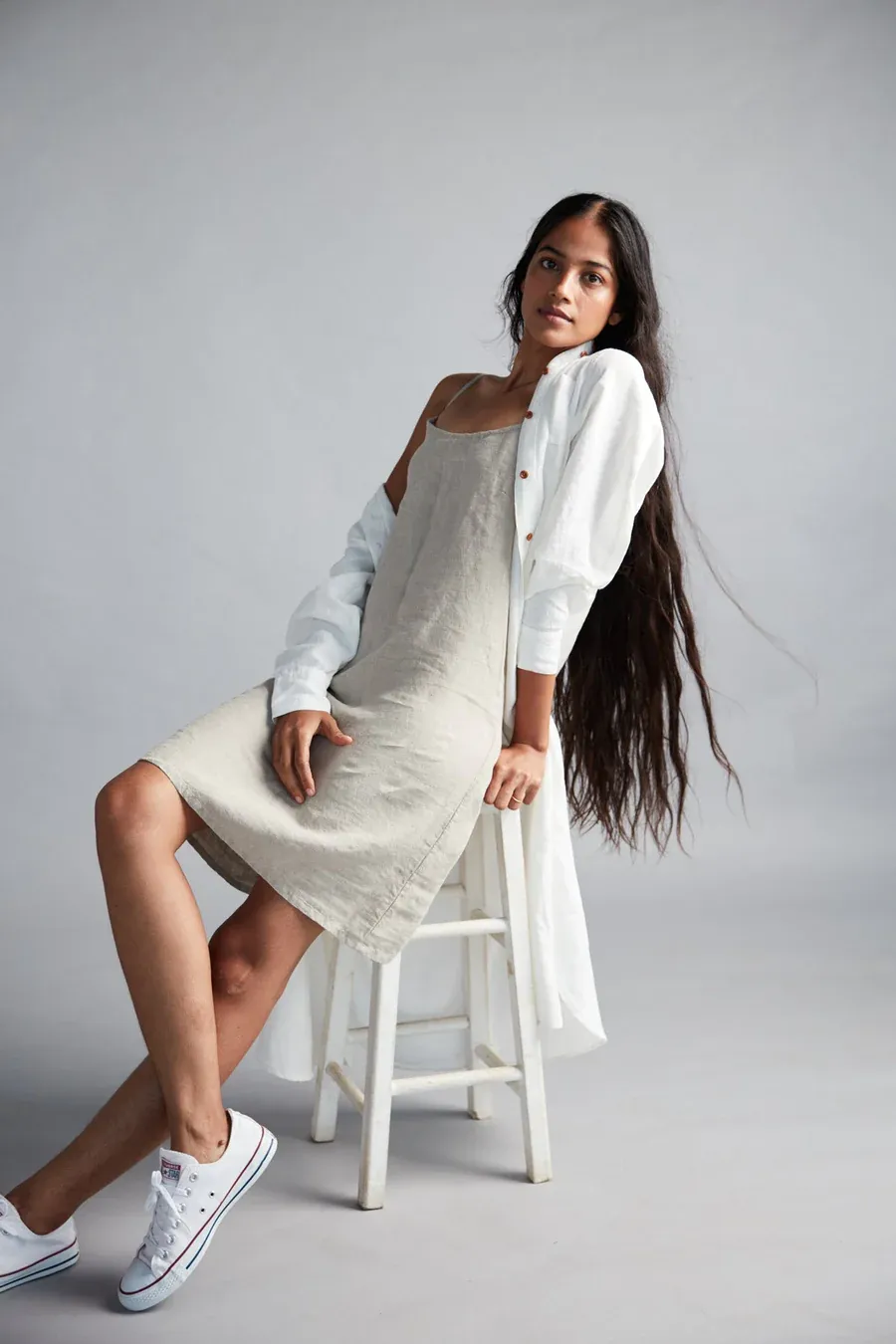 Taj Linen Shirt Dress