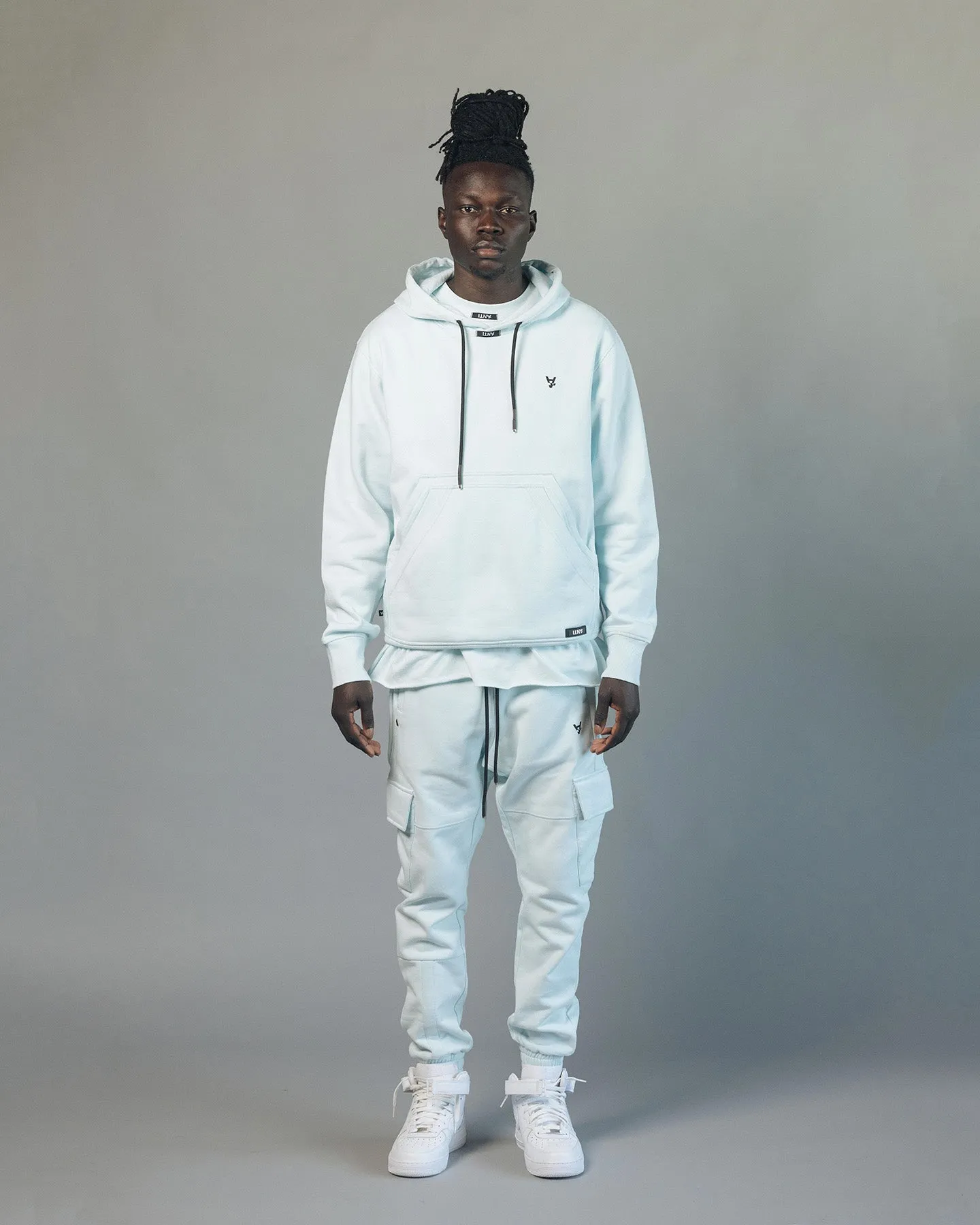 The Anti Order Anti Essential Hoodie Pastel Blue