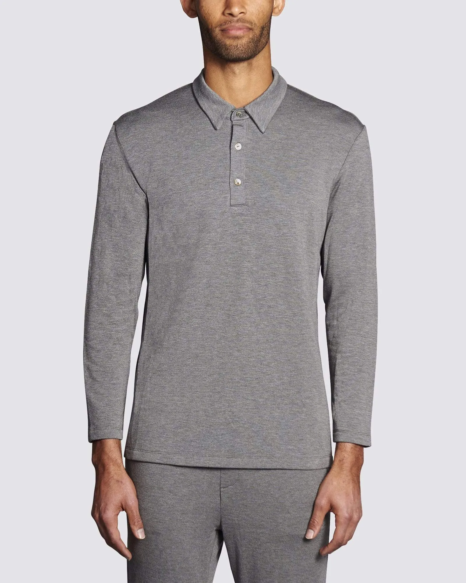 The Mens Long Sleeve Polo