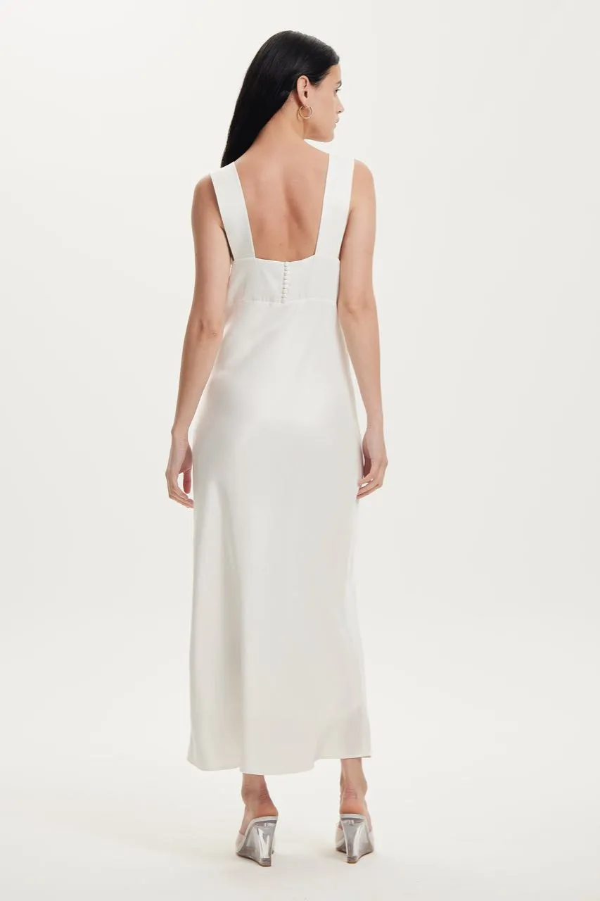 Third Form Magnetic Camisole Bias Slip Dress - Off White