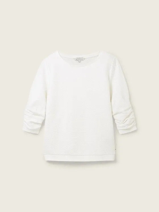 TOM TAILOR - Structured Sweatshirt - 1039979