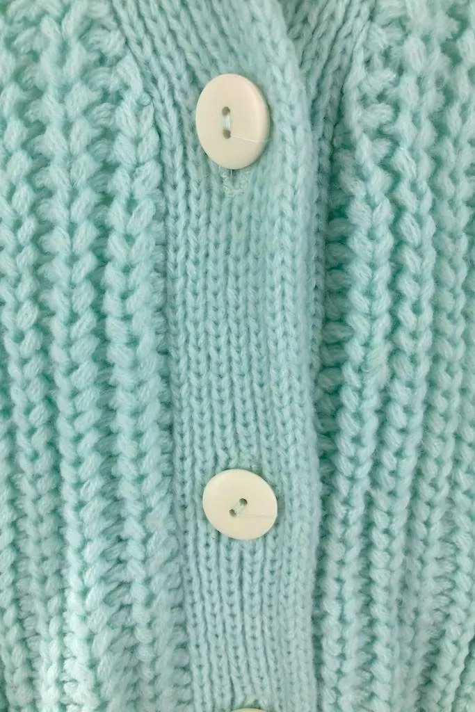 Vintage Minty Cardigan Sweater