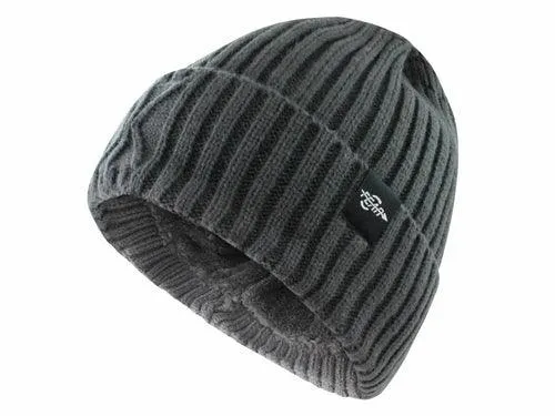 Warmest Watch Cap Black Plush Insulated Tactical Beanie Hat Warm Wool