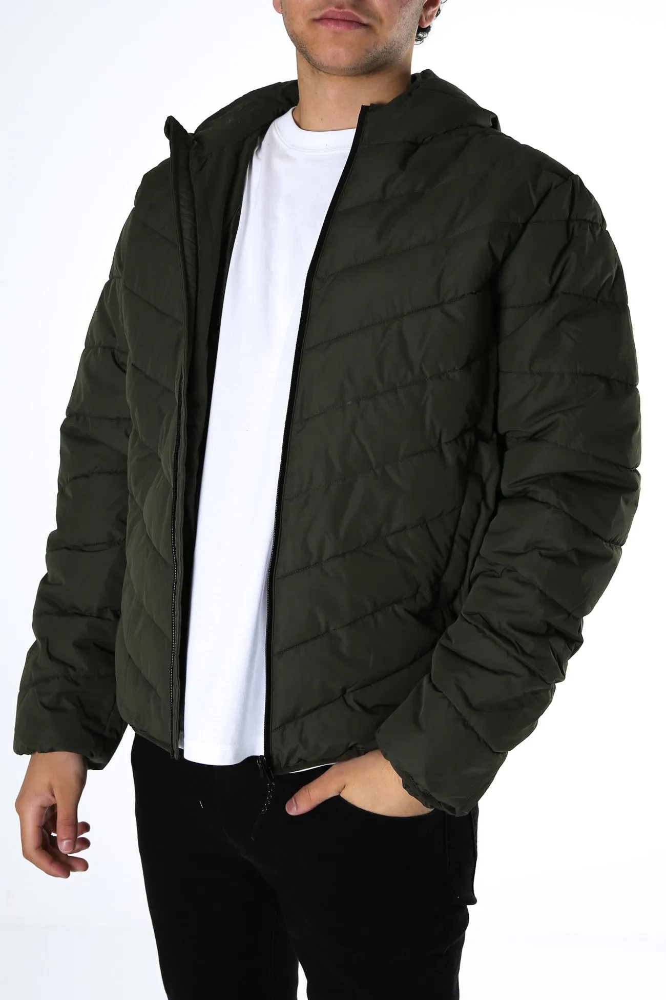 Watford Puffer Jacket Khaki