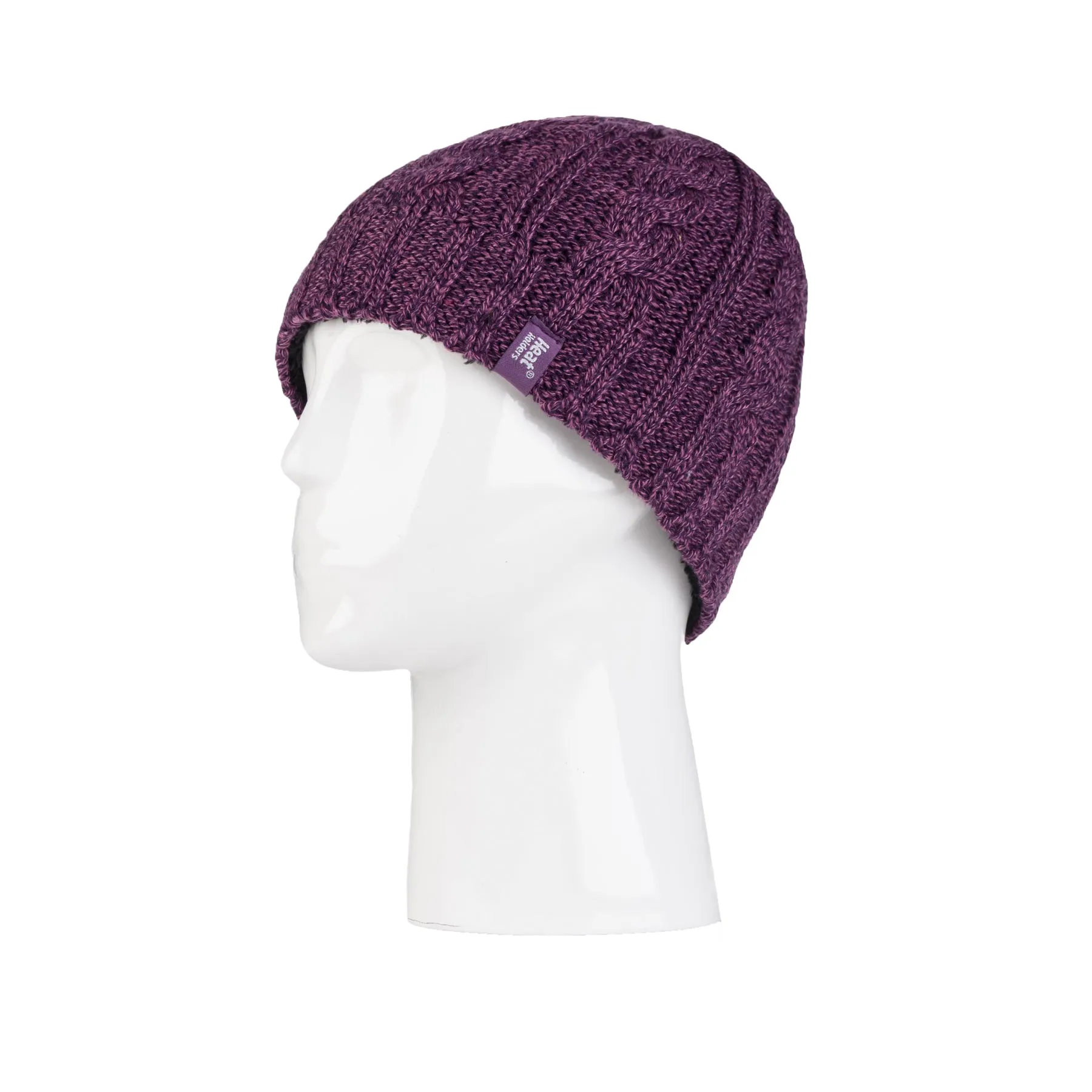 Women's Chunky Cable Knit Thermal Hat LHHH940