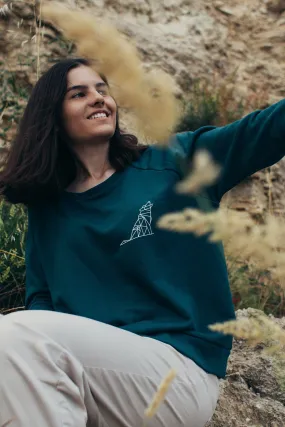 Women's Relaxed Jumper | Simplistic Wolf