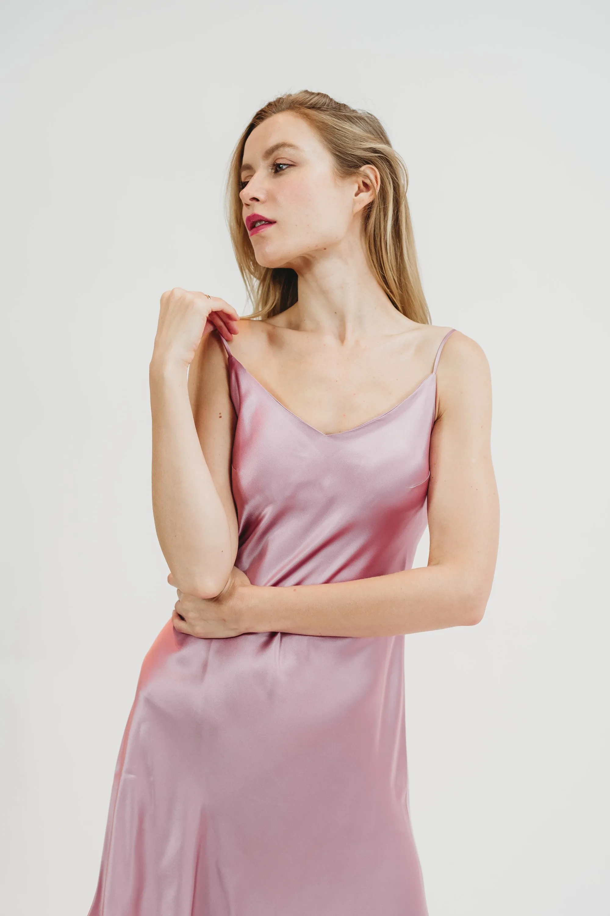 Worry-Free Silk Slip - Blush Pink