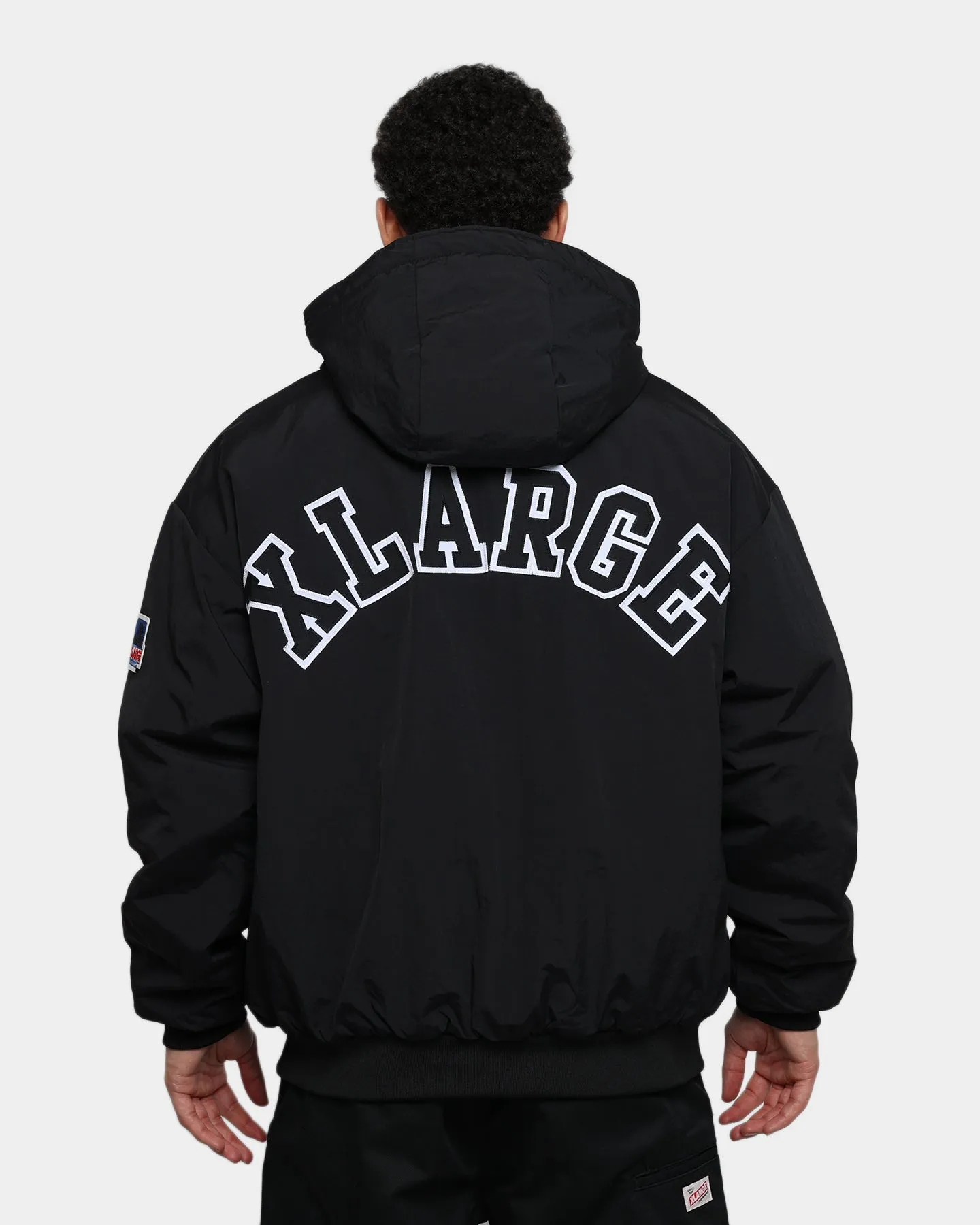 X-Large Nylon Puffer Jacket Black