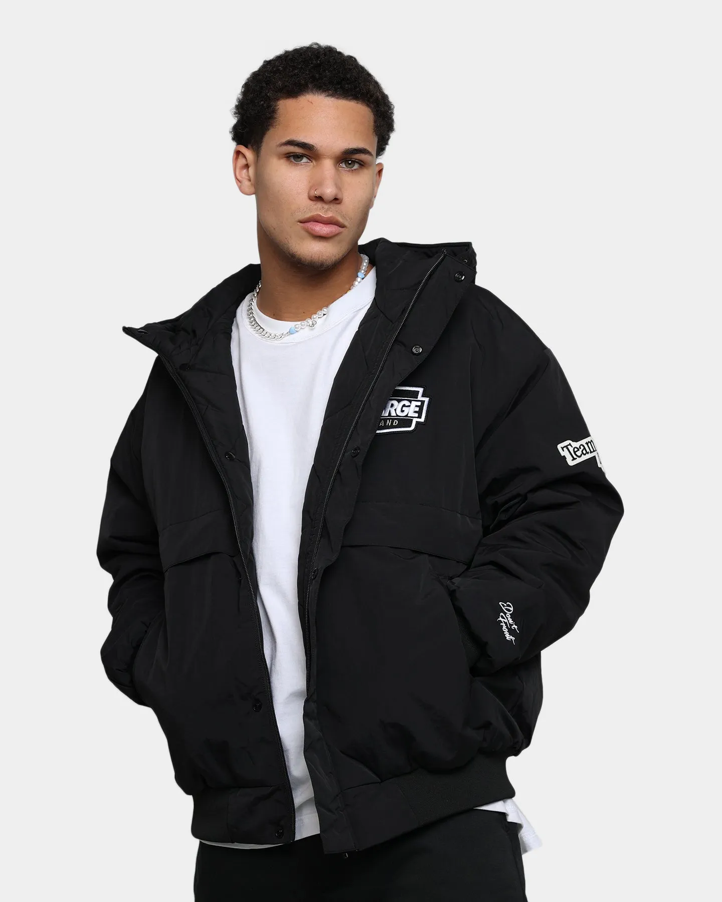 X-Large Nylon Puffer Jacket Black