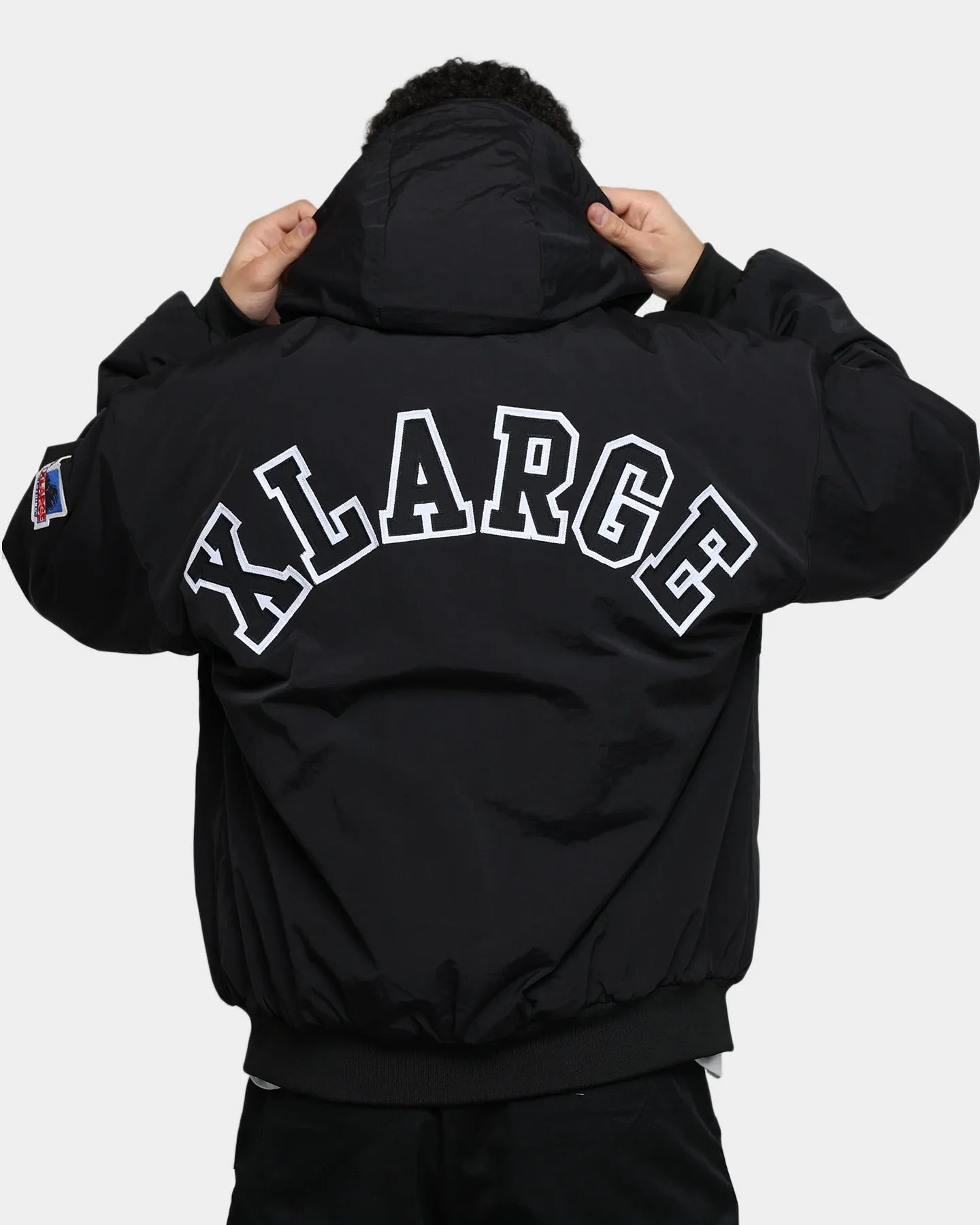 X-Large Nylon Puffer Jacket Black