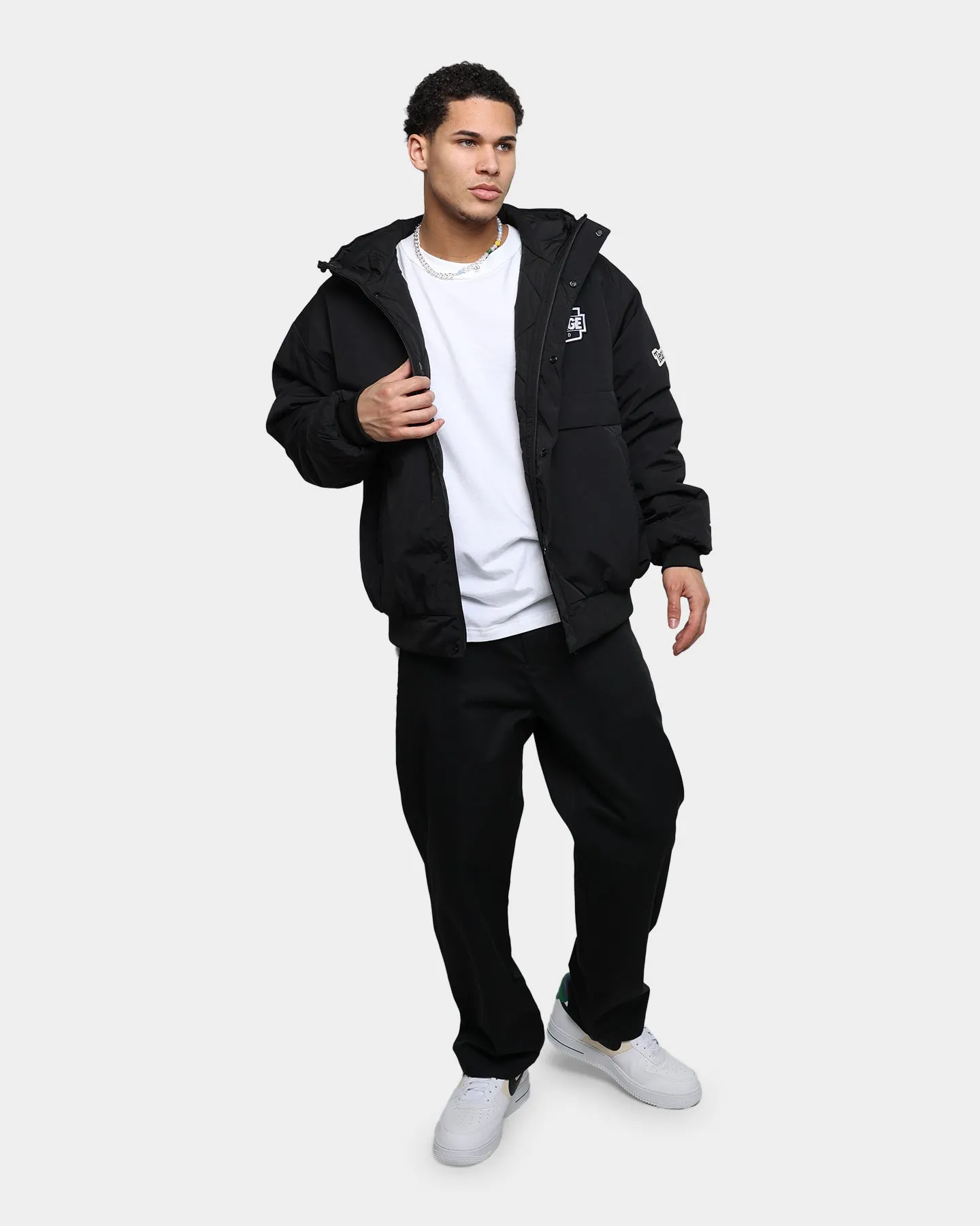 X-Large Nylon Puffer Jacket Black