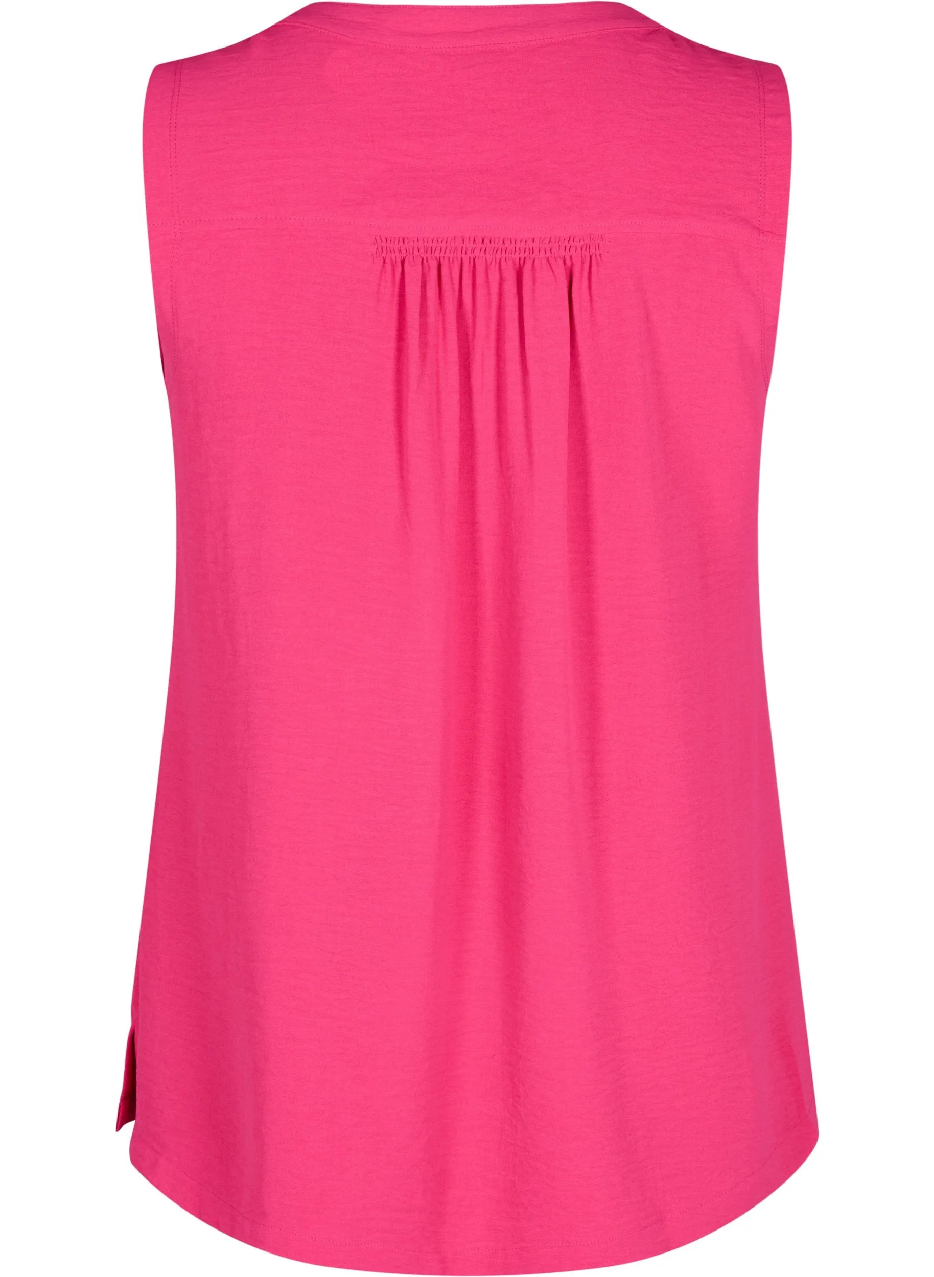 Zizzi Fiffa Sleeveless Top in Pink